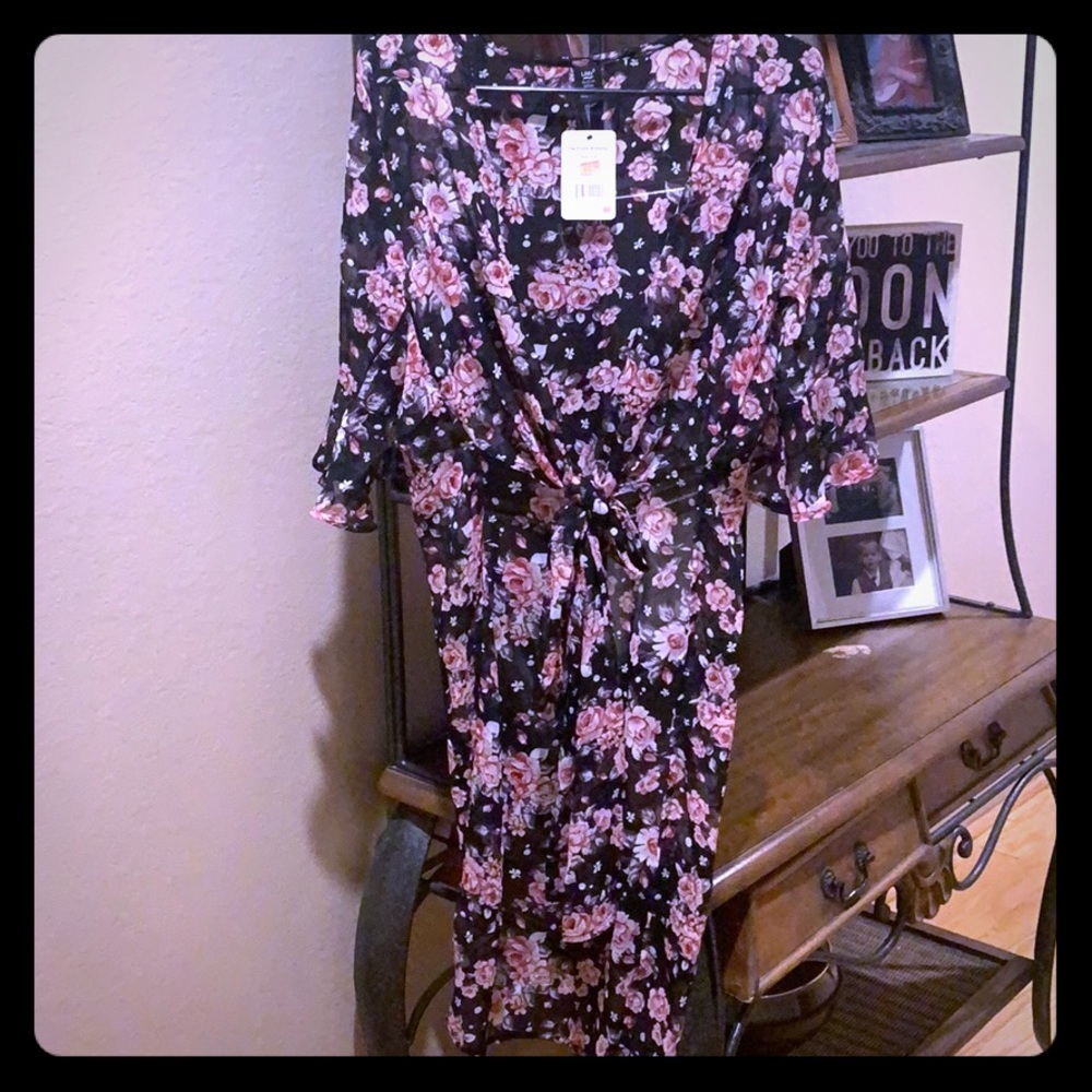 Tie-Front Kimono